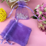 &Uuml;hev&auml;rviline organza n&ouml;&ouml;riga kinkekott 100 tk 7x9cm One Size lilla