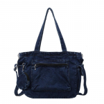 Denimkott naiste kandekott suure mahutavusega crossbody &otilde;lakott klassikott tumesinine v&auml;rv