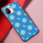 Cartoon Genshin Impact &uuml;mbris Xiaomi Mi 11 Ultra 11T 10T 9T Pro Note 10 A2 9 8 Lite A3 CC9E 10S CC9 A1 must pehme telefoni kate Xiaomi 11T(11T Pro)