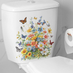 Erinevad rohelised taimed Lilled Seinakleebis Vannitoa WC Dekoratsioon Kleebised Elutoa Kapp Kodukaunistus Isekleepuv seinamaaling