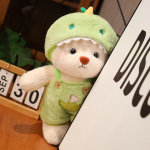 25-60 cm hiiglaslik kaisukaru, cosplay panda dinosaurus tibu j&auml;nku siga Kawaii kapuutsiga multikas loomad pluusist padi istuv laste s&uuml;nnip&auml;ev about 25cm