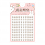 Pruunid p&auml;evalille kunstripsmed looduslikud mangaripsmed Anime ripsmed efekt suure mahutavusega ripsmepikendus Hiina meik 1PCS