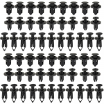 570 tk autokinnitusklambrid 6 suuruse plastikust kinnitusdetailide komplekt auto dekoratiivpaneeli klambrite h&uuml;briidkere kaitseraua neetide komplekt 190PCS