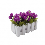 1 tk kunstlillede pungade tara Bonsai Garden elutoa peolauakaunistus lilla