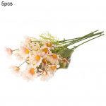 5 tk Kunstlill Marguerite Peotarbed Kunstsiidist Lilled Vaasid Potid Simuleeritud Kimbud Kodu jaoks