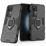 Xiaomi 12T Pro &uuml;mbris magnetilise hoidiku r&otilde;ngaga p&otilde;rutuskindlad soomus telefoni&uuml;mbrised Xiaomi Mi12T Mi 12T 12 T Pro Xiaomi12T jaoks tagakaas For Xiaomi 12T Pro tumesinine