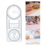 Joonistusmall M&otilde;&otilde;tmisjoonlauad Tarvikud &Scaron;abloonid Multifunktsionaalne geomeetriline joonlaud r&auml;tsepale style A