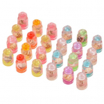 24 tk Simuleeritud merekarbi triivipudel, pimedas helendav mini l&auml;bipaistev pudel kodukontori lauaarvuti v&otilde;tmehoidja seljakott rippuv kaunistus ripats j&otilde;ulukink 24PCS