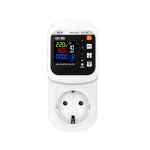 WIFI TY APP Smart Socket 16A LCD-ekraani pesa automaatse l&auml;htestusega vahelduvvoolu 140-300V sisendpinge valge