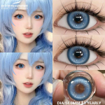 Eyeshare 1paar Colorconi v&auml;rvilisi kontaktl&auml;&auml;tsi silmadele Roosad l&auml;&auml;tsed Kosmeetilised rohelised silmal&auml;&auml;tsed Cosplay sinised silmakontaktid aastas