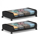 2 pakkige voodialune kaante ja ratastega hoiukonteiner Multifunktsionaalne &uuml;hiselamu riiete hoiuruum 2 pack