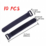 10 t&uuml;kki tagurpidi pandla pandla takjapaela, jalgratta s&otilde;idumeeriku rihma, traatrihma 2.5*40CM must