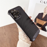 Luksuslik galvaniseerimine hajutatud soojusvarustusv&otilde;rgu puhverkest iPhone Max Plus 11 12 13 14 15 16 Pro kaamera telefoni kaitse p&otilde;rutuskindlad soomuskomplektid iPhone 16 Pro Max must