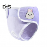 Lemmiklooma menstruatsioonip&uuml;ksid Emane koer f&uuml;sioloogilised l&uuml;hikesed p&uuml;ksid hingavad puuvillased lemmikloomade sanitaarp&uuml;ksid Multifilmi mustriga koera aluspesu M lilla