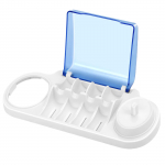 Elektrilise hambaharjapea hoidiku alus sinise kattega Elektrilise hambaharjapea kronstein kodu- ja reisivannitarvete jaoks A