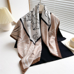 90 * 90 cm Uus Twill Silk Lihtne p&auml;ikesekaitse, soe suur kandiline sall Sall pear&auml;t naistele 90x90cm