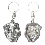 Rottweiler, Rott, Rottie I - Silver-plated dog pendant, handbag decoration, backpack pendant by Art-Dog brand