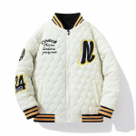 Uus talvine meeste vabaaja lahtine ja mitmek&uuml;lgne kahepoolne pesapallivorm puuvillat&auml;idisega mantel S
