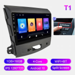 Autoraadio Android Auto Carplay Mitsubishi Outlander XL 2007-2012 Multimeediumipleieri peakomplekt Stereo GPS Navigatsioon BT WIFI 2+32GB 1+16GB,B