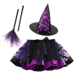 V&auml;ikelaste t&uuml;drukute n&otilde;iariietus m&uuml;tsiga 3-osaline Halloweeni kost&uuml;&uuml;m S