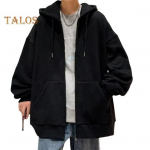 Meeste s&uuml;gistalvine kapuuts Paks fliisvoodriga kapuutsiga pikad varrukad suurte taskutega, &uuml;hev&auml;rvilised lahtised elastsed k&auml;tised, n&ouml;&ouml;riga naisjope, paar sport L pruun