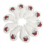 10 tk golfikepi peakatted rauast putteri peakattega putteri peakatte komplekt, v&auml;lispordi golfitarvikud valge