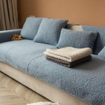 Pehme pl&uuml;&uuml;sist diivanikate elutoa kaunistamiseks Universaalne nurgar&auml;tik libisemiskindel pehme diivanipadi Paks tahke talv 70x70cm 1pcs