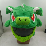 Roheline Lendav Draakon Pl&uuml;&uuml;sist Multifilm Mootorratta Kiivrikate - Draakoni Pea Isiksuse Aksessuaarid One Size