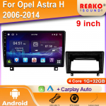 Opel Astra H 2006-2014 Androidi peakomplekti puuteekraaniga autoraadio autoraadio navigatsioonis&uuml;steem multimeedia juhtmevaba Carplay stereo 4 core 1GB+32GB carplay