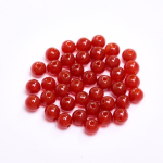 Kodused peotarbed K&auml;ev&otilde;rud Helmed Punane Karneool Ahhaat 4/6/8mm Ehete Valmistamiseks Looduslikust kivist &uuml;mmargused lahtised helmed 40/30/20 tk 4mm/40Pcs