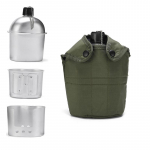 3 tk. K&ouml;&ouml;gin&otilde;ude komplekt &Uuml;limalt kerge alumiiniumist s&otilde;jav&auml;e s&ouml;&ouml;kla tassi puupliidi komplekt koos kattekotiga matkamiseks matkamiseks seljakotti