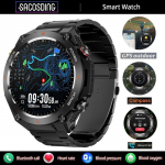 SACOSDING GPS Track Meeste nutikell kompass K&otilde;rgus R&otilde;hk Sport Fitness Bluetooth Talk Nutikas k&auml;ev&otilde;ru 650Mah pikk eluiga 2024 Uus