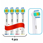 4 tk Vahetatavat elektrilise hambaharja pead Oral B Electric Advance Pro Health Triumph 3D Excel Vitality jaoks EB18 4pcs