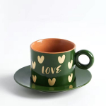 Spetsiaalne Creative Love kohvitass kruus veetass kohvitass piimatass hommikus&ouml;&ouml;gitass p&auml;rastl&otilde;unatee paarile kingitus punane