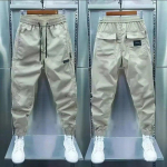 Cotton Joggers Cargo P&uuml;ksid Meeste T&auml;navar&otilde;ivad Hip Hop Dressip&uuml;ksid Meeste Vabaaja Harem P&uuml;ksid Suvised Harajuku P&uuml;ksid Mehed S khaki