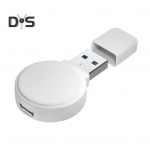 Kellalaadija juhtmevaba induktsioonlaadimisdoki jaam Kompaktne kaasaskantav magnetlaadija Apple Watchi USB-t&uuml;&uuml;pi C-kiirlaadimise kaheliidesega valge