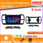 9'' Android Citroen C5 Aircross 2017 2018 2019 2020 2021 autoraadio multimeedia videopleier navigatsioon GPS 4G LTE 2 DIN 4 core 1GB+32GB carplay