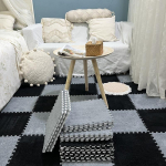 Pehme pl&uuml;&uuml;sis soe vaip Beebi m&auml;ngumatt Baby Magamistoa Patchwork Vaip EVA vaht Blokeeriv spordip&otilde;randaplaadid Beebi soe m&auml;ngumatt 8Pcs