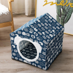 Eemaldatav ja Pestav Kassi Villa Kassi Maja Kennel Koeramaja Nelja hooaja Universaalne Suletud Kassi Kennel Puur 41*41*41cm