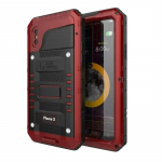 IP68 Veekindel Vastupidav Armor Alumiinium Metallist Telefoni&uuml;mbris P&otilde;rutuskindel Kate iPhone 15 14 13 12 11 Pro Max XS XR 8 7 Plus SE3 jaoks For iPhone 12Pro Max&Case & Strap punane