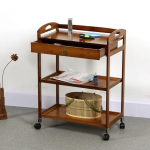 Uus liigutatav bambusest s&ouml;&ouml;gik&auml;ru 3/4 kihiga tee s&ouml;&ouml;gik&auml;ru V&auml;ike elutoa k&uuml;lgkapp Ilusalongi k&auml;ru k&ouml;&ouml;giriiul