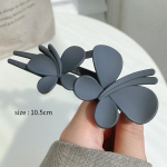 Suured topeltliblikaga juukseklambrid naiste temperament, elegantne seljapea hobusesabaklamber juuksen&otilde;el, j&auml;&auml;tunud pardnokk-klamber roosa