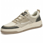 Meeste Fashion Sneakers v&auml;listingimustes kvaliteetsed hingavad vabaajajalatsid kerged k&otilde;ndimiskingad mugavad pehme tallaga s&otilde;idujalatsid 37 khaki