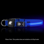 LED-valgustusega koerakaelarihmad koos Airtag-i kaitsekattega USB-laadimisega veekindel valgusega koera kaelarihm &ouml;&ouml;sel k&otilde;ndimise ohutuse tagamiseks S
