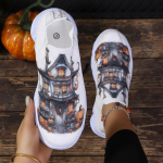 Lucyever 2024 s&uuml;gisene hingav kootud toss naistele kerged pehme tallaga vabaajajalatsid naistele mood tr&uuml;kitud libisevad korterid 43 40