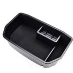 Auto sisekonsool keskne k&auml;etugi, kindad hoiukasti konteineri alus, auto korraldaja Toyota Land Cruiseri jaoks Fj200 Lc200 Lexus Lx570 2008-2022 must