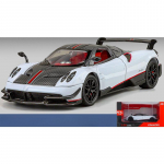 1/24 Pagani Huayra BC Sulamist Autode Mudel Die-cast M&auml;nguasi S&otilde;iduk Heli Valgus 1/24-Size:19*9*5cm valge