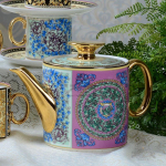 Euroopa Kerge Luksus Espresso Tass Alustass Keraamiline Phnom Penh Luuportselanist Komplekt L&auml;&auml;nelik Teejoomise Komplekt Teetassi Komplekt Inglise P&auml;rastl&otilde;unane Tee <200ml