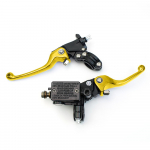 Universaalne Pitbike Dirtbike CNC kokkupandav piduri siduri hoob 22mm 7/8 koos esipumbaga mootorratta mustusrattaga CRF KLX YZF RMZ jaoks must