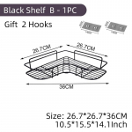 Alumiiniumisulamist vannitoariiulid, puurimata nurgariiul, du&scaron;iruum, riiulihoidik WC-meigikorder &scaron;ampooni seinavarustuse jaoks